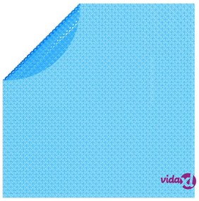vidaXL Pellicola Galleggiante Solare PE Rotonda 250 cm per Piscina Blu