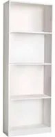 Libreria 4 piani in Truciolare cm 58x25x165 - ANDY Colore: Bianco