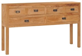 Credenza 125x30x75 cm in legno massello di teak