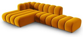 Divano angolare giallo ad angolo sinistro Lupine - Micadoni Home