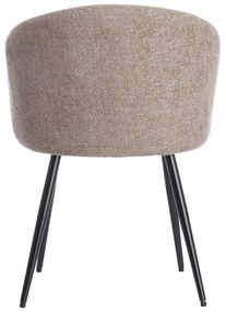 Set di sedie da pranzo beige in metallo 2 pz Radaja – Light &amp; Living