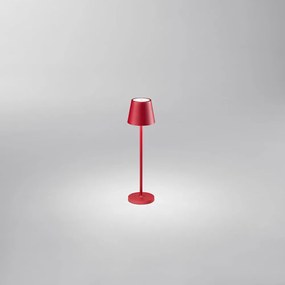 MINI DIVA Lampada da tavolo ricaricabile a batterie in alluminio pressofuso verniciato a polvere per uso interno/esterno