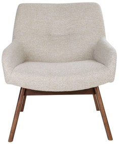 Poltrona in legno di noce marrone sabbia Londra - House Nordic