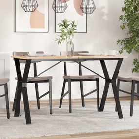 Telaio Gambe A Y Per Tavolo Da Pranzo 120x60x73 Cm İn Acciaio /