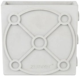 Vaso in cemento grigio chiaro Graphic - Zuiver