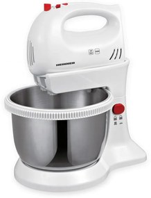 Heinner HMBR-300W - Sbattitore a mano con ciotola girevole 300W/230V bianco