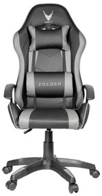 Sedia da gioco VARR Zolder nero/grigio