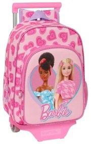 Trolley per la Scuola Barbie Love Rosa 26 x 34 x 11 cm