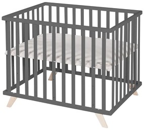 Box in legno di faggio grigio scuro 75x100 cm Lil Planet - Roba