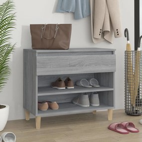 Scarpiera Grigio Sonoma 70x36x60 Cm İn Legno Multistrato /