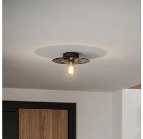 Eglo 44028 - Plafoniera LINTMILL 1xE27/40W/230V grigio