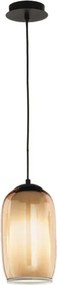 Lampada sospensione D15 cm - vetro soffiato Ambra BONNIE MOD3