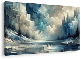 Quadro su tela – Scenografia montana gelida