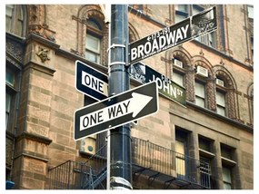 Fotomurale Tutte le strade portano a Broadway