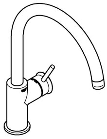 GROHE 31553001 - Miscelatore per lavello START CLASSIC cromato lucido