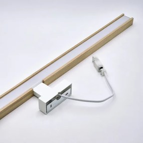 Brilagi-Illuminazione a LED per specchi da bagno WOODY MIRROR LED/15W/230V IP44 quercia/bianco