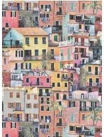 Tapete Portovenere von Osborne & Little - Terracotta/ Coral