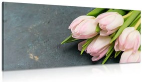 Stampa su tela – Tulipani rosa pastello