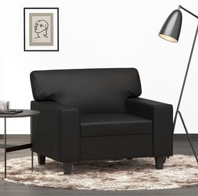 Poltrona Nera 60 Cm İn Similpelle /