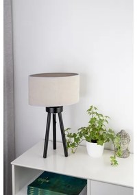 Duolla - Lampada da tavolo OVAL 1xE27/15W/230V diametro 30 cm grigio