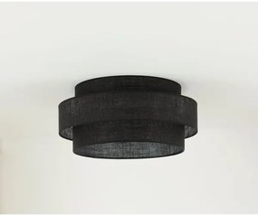 Brilagi - Plafoniera SPACE YUTE LED/12W/230V diametro 50 cm nero