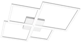 Four squares applique-plafoniera 90 cm. bianco 1162-90-bi