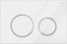 Mexen Fenix 07 XS pulsante di scarico, bianco lucido - 600700