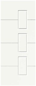 Pannello per porta d'ingresso P190 pellicolato pvc bianco L 92 x H 210.5 cm, Sp 6 mm apertura destra