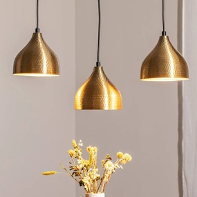 Lampada a sospensione Tattoo 6214 Opviq, dimmerabile, Ottone / Oro, Soggiorno / Sala da pranzo, Metallo, Lampada a sospensione