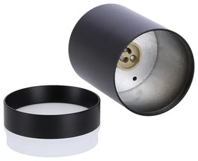 Luce Spot TUBA 1xGU10/15W/230V nero