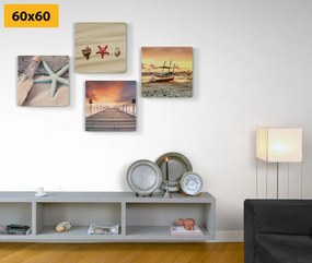 Set di quadri – Tesori del mare e della spiaggia