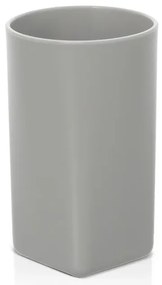 Portaspazzolini da appoggio grigio in abs Tender