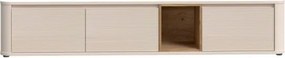 Mobile TV Sospeso 3 Ante 215x40x40 Con Vano A Giorno Lehman Sabbia