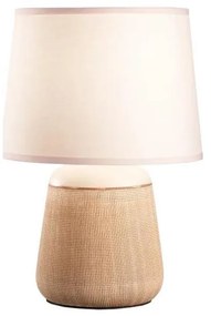 Ideal Lux - Lampada da tavolo KALI 1xE14/40W/230V ceramiche/color crema/beige