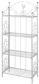 Supporto Per Piante Quadrato Bianco /