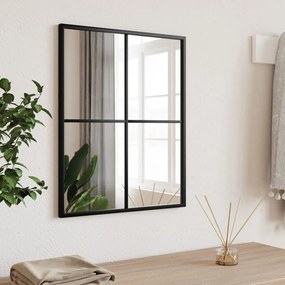 Specchio Da Parete Nero 40x50 Cm Rettangolare İn Ferro /