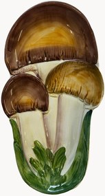 Piatto da portata dipinto a mano Mushroom