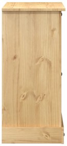 Cassettiera corona 110x43x91 cm in legno massello di pino