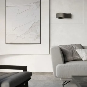 Sollux SL.1019 - Applique TILA 1xG9/40W/230V 30 cm nera