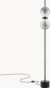 Lampada da terra a LED con luce regolabile Double Moon