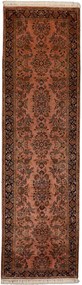 Sarouk Tappeto orientale 90x290 Rosa (Indian) Annodato A Mano