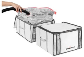Set di organizer per vestiti sottovuoto/rinforzati in tessuto 2 pz 42x25x25 cm Life – Compactor