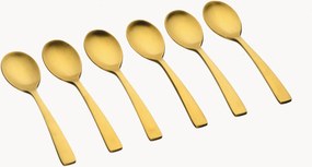 Set di 6 cucchiai in acciaio inossidabile spazzolato Nude