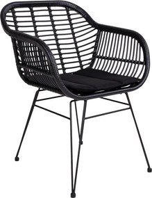 Set di 2 poltrone da esterno in rattan con cuscino Trieste - House Nordic