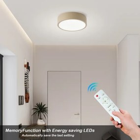 Brilagi - LED lampada dimmerabile POOL LED/18W/230V 3000-6000K 20 cm beige + telecomando