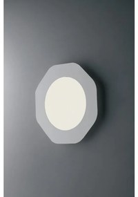 Plafoniera LED neoclassico Elly, bianco 36x cm, luce naturale, 2100 LM