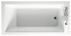 Kamalu - Vasca da bagno 150x70cm in acrilico bianco lucido | KM200