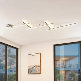 Lindby Acia Plafoniera LED, nichel