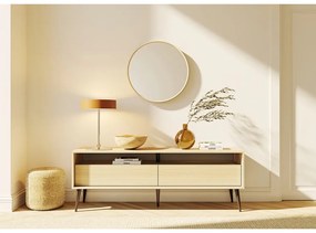 Tavolo TV in rovere di colore naturale 150x54 cm Lake - TemaHome