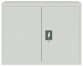 Armadio classificatore grigio chiaro 90x40x70 cm in acciaio